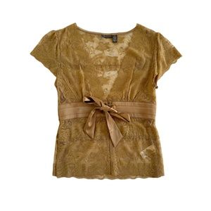 APT. 9 Ribbon & Lace Top